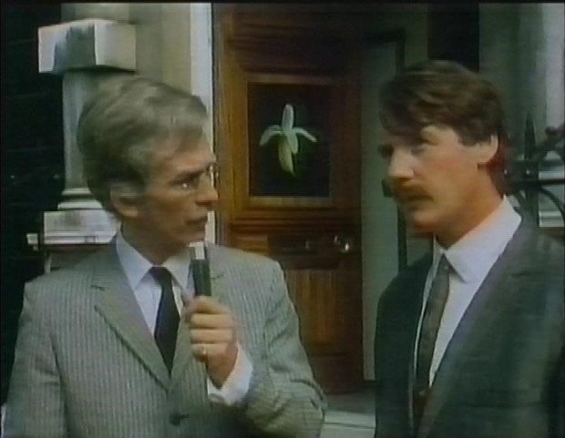 George Harrison and Michael Palin